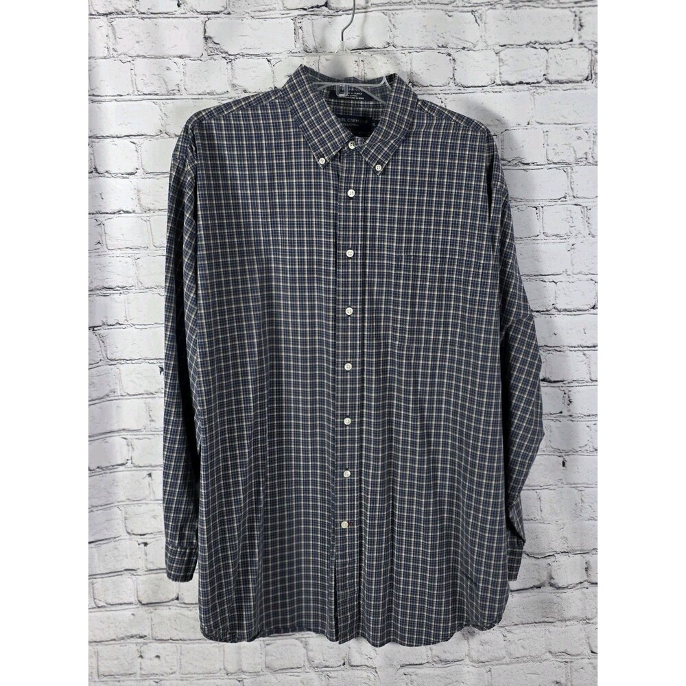 Daniel Cremieux XL Fine Italian Plaid Button Up 100% Cotton